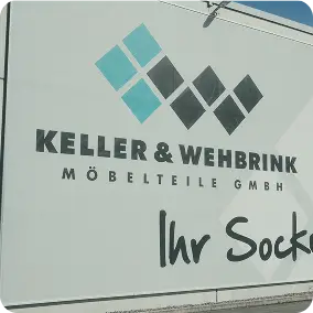 Logo der Firma Keller & Wehbrink Möbelteile GmbH.